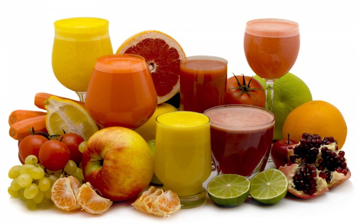 Authorized fruit and vegetable juices