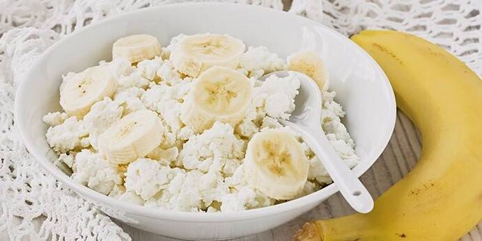 cottage cheese with banana to lose weight